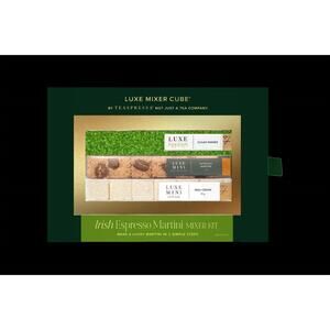 NEW TEASPRESSA irish espresso martini mixer kit in green